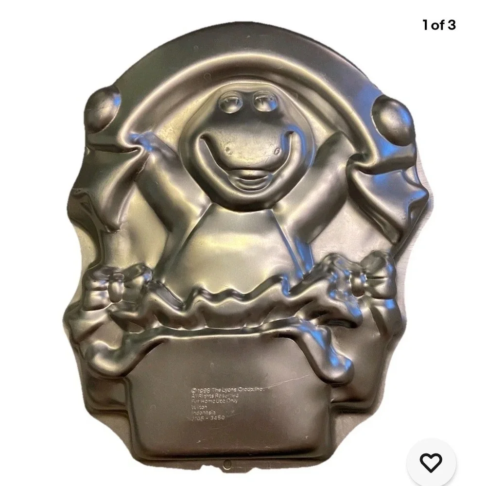Wilton Cake Pans Lot Of 5 Characters Big Bird Superman Barney Tigger Bob Builder